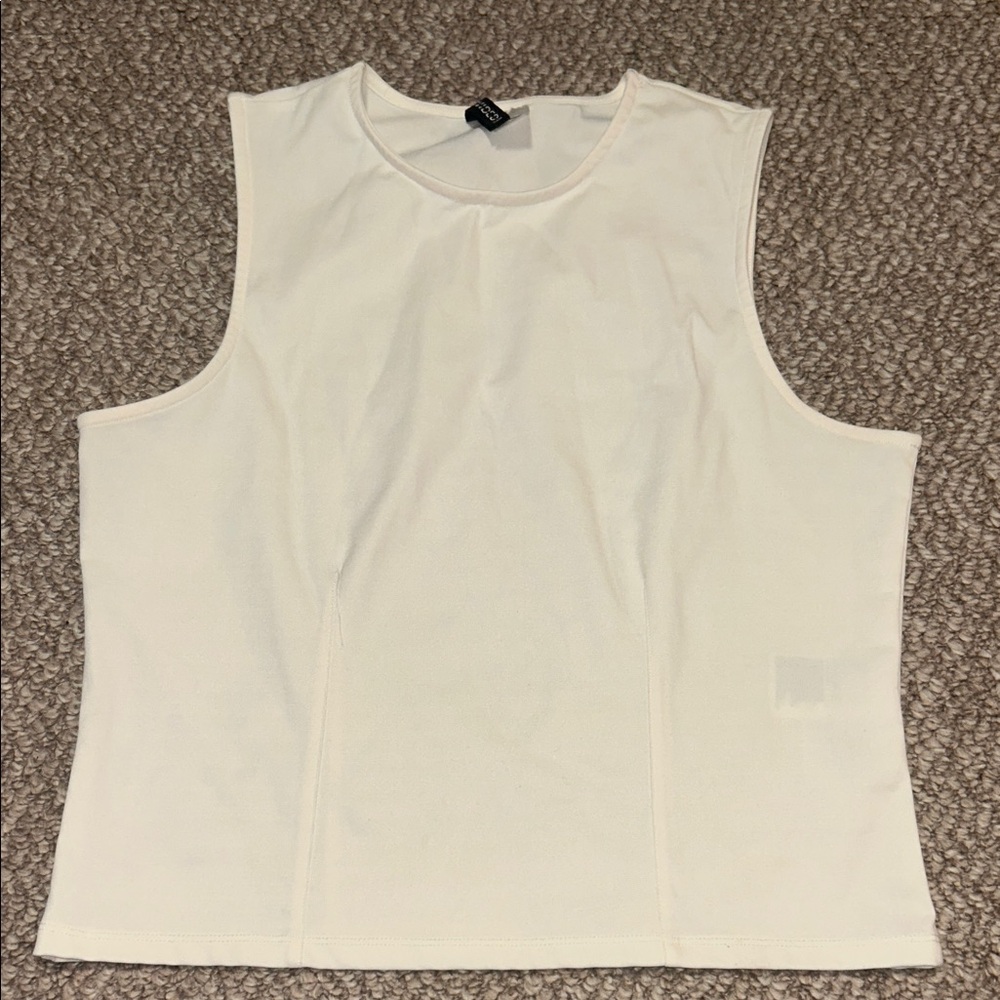 H&M Cream Muscle Tee